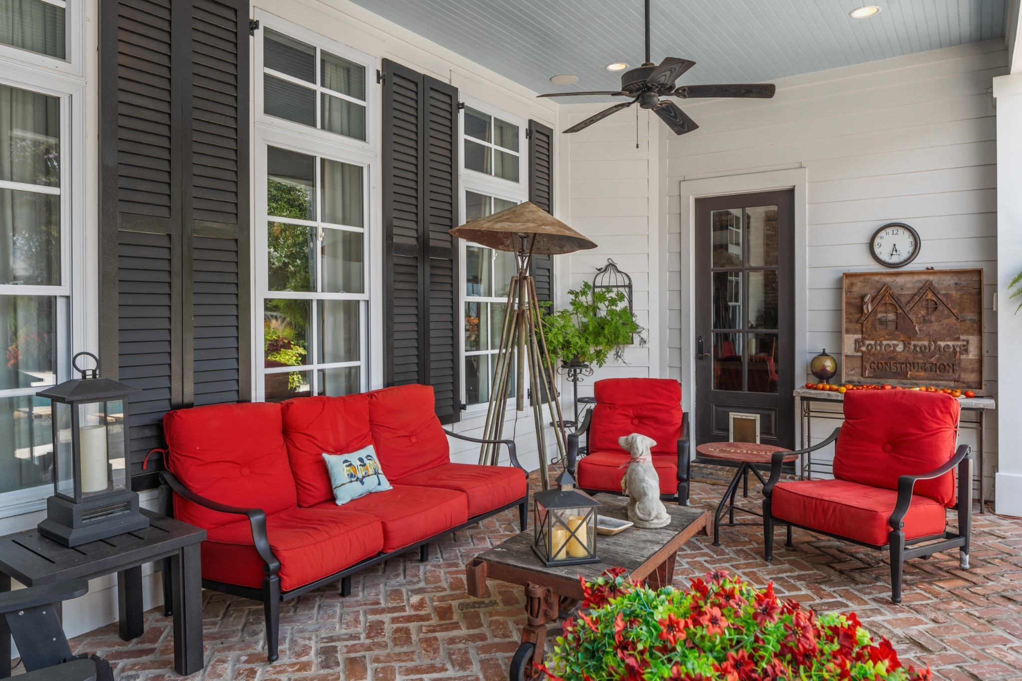 5566 Hill Road Brentwood, TN 37027 - Photo 34 of 62 a outdoor living space with furniture and a potted plant