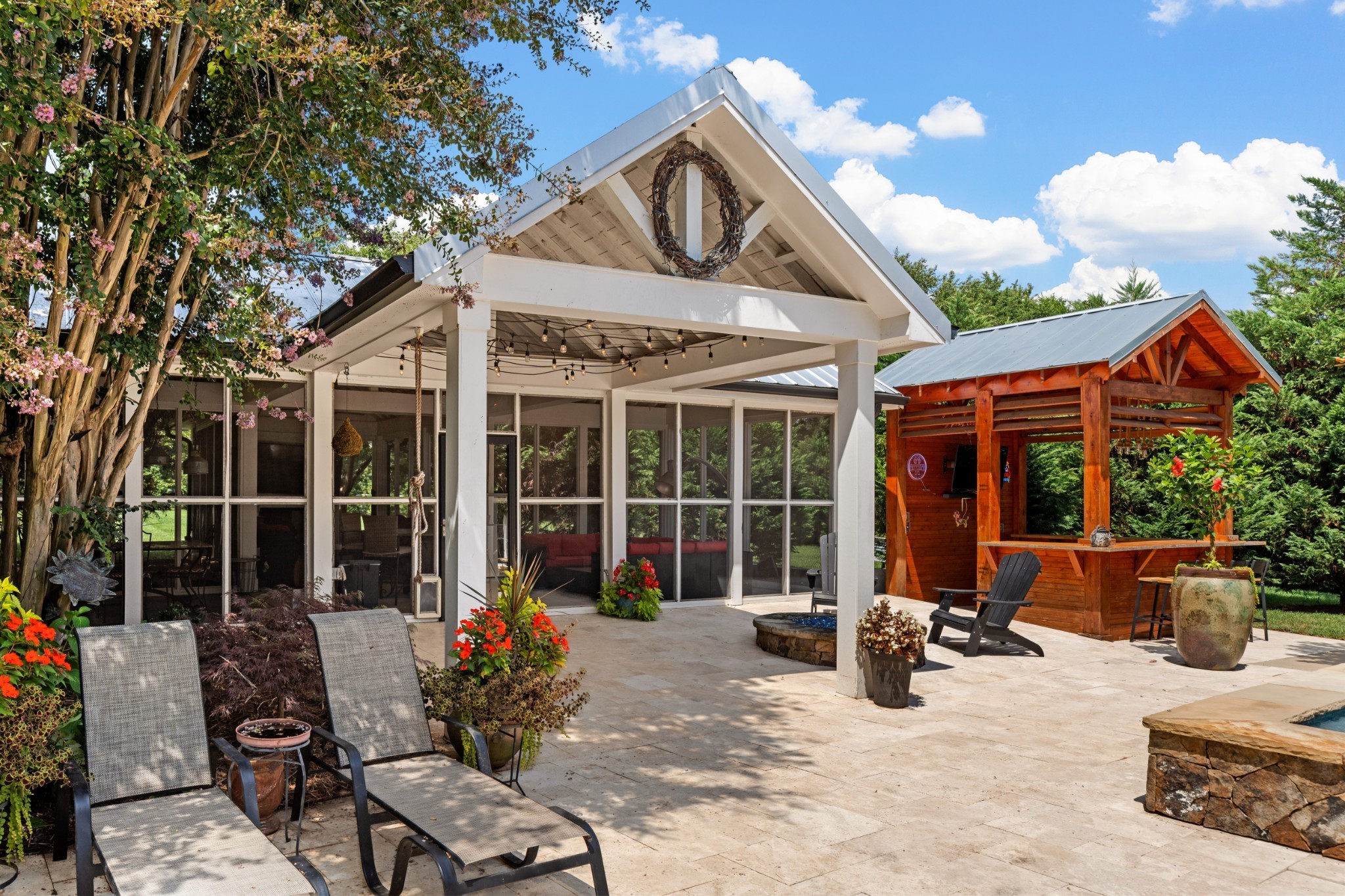 5566 Hill Road Brentwood, TN 37027 - Photo 46 of 62 a view of a house with sitting area and furniture