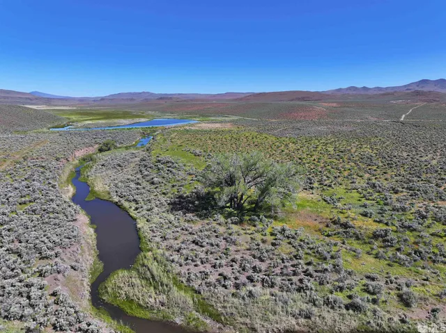 a view of a mountain with a garden