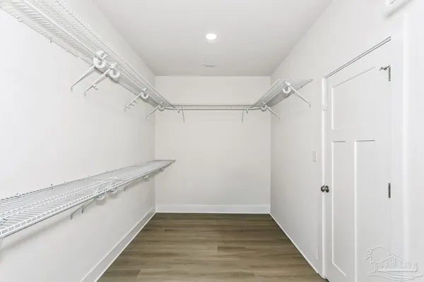 a view of a walk in closet