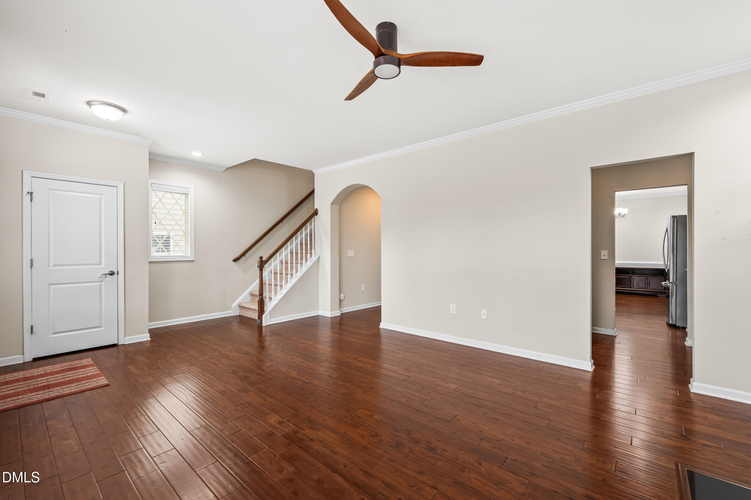 1301 Oatney Ridge Lane Morrisville, NC 27560 - Photo 9 of 38 a view of an entryway with wooden floor