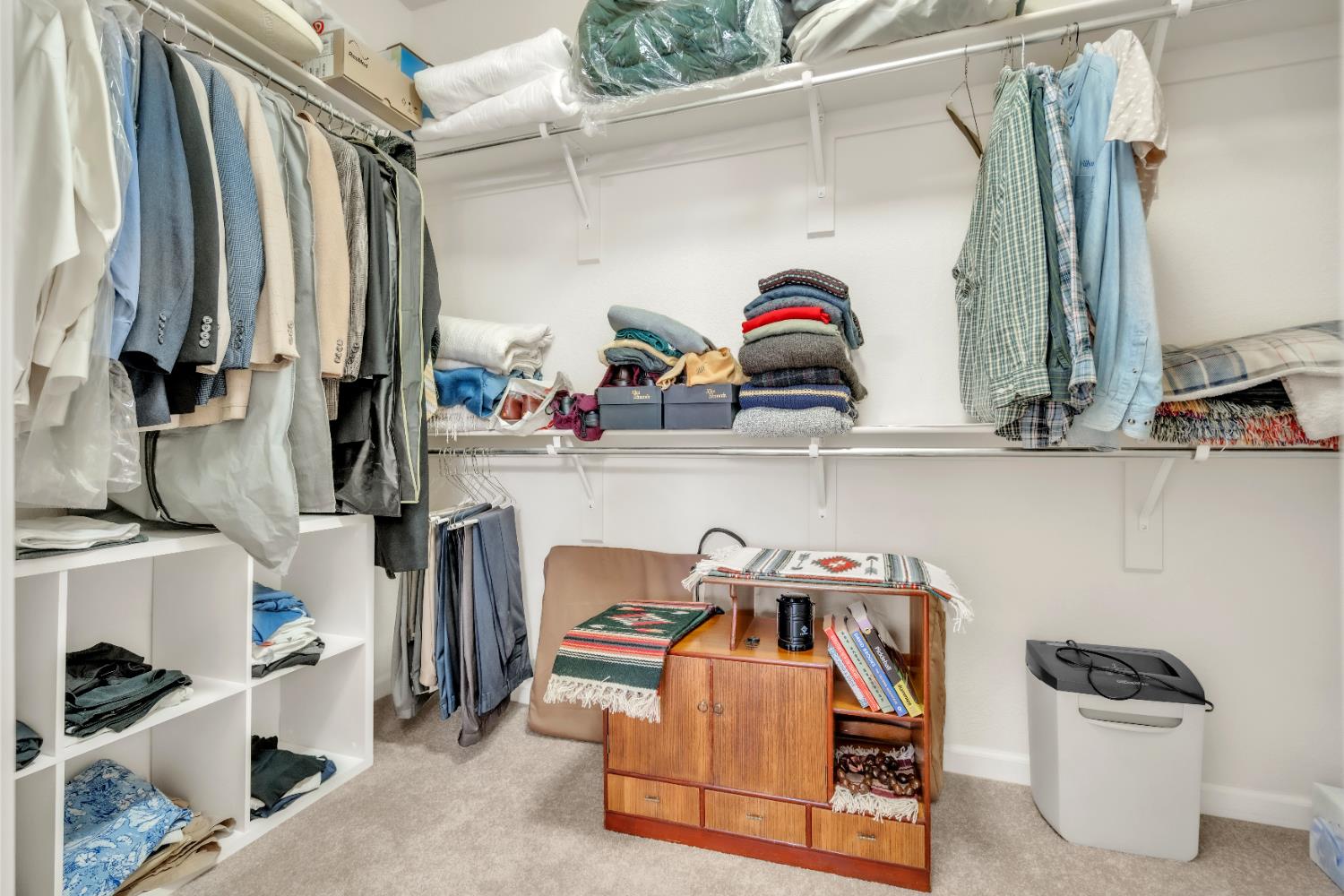 3509 Boulder Ridge Court Rocklin, CA 95765 - Photo 21 of 46 a view of walk in closet with clothes and shoes