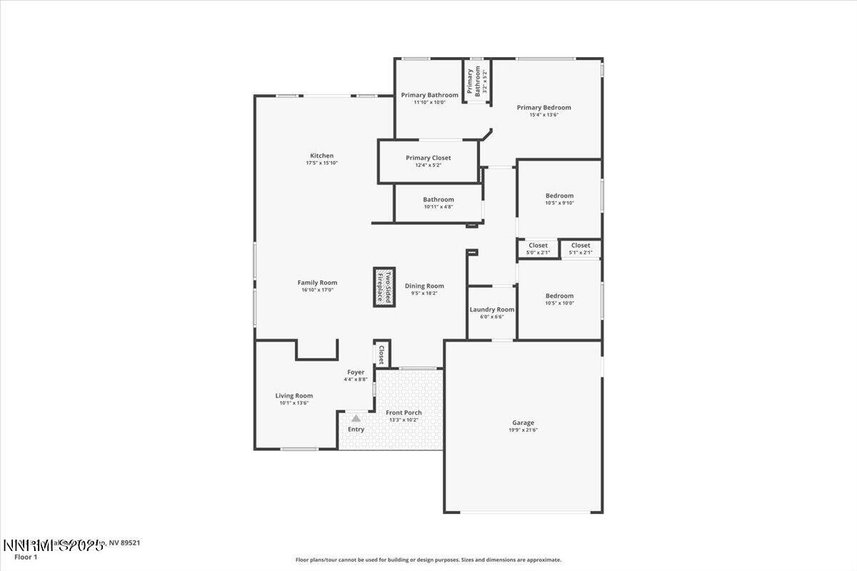 10583 Crystal Bay Drive Reno, NV 89521 - Photo 43 of 43 a picture of floor plan