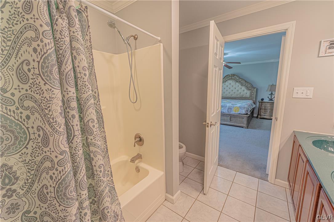 897 North Summit Road Bath, PA 18014 - Photo 17 of 35 a bathroom with a bathtub and a shower