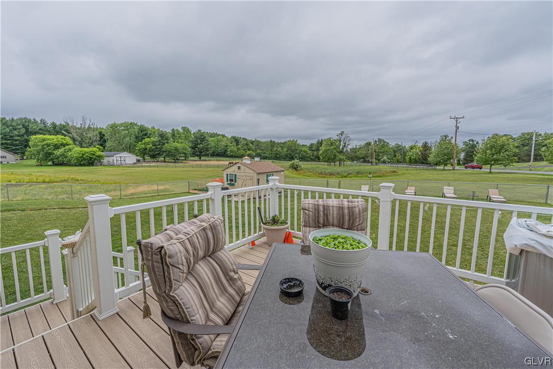 897 North Summit Road Bath, PA 18014 - Photo 26 of 35 a view of a balcony with wooden floor and outdoor space