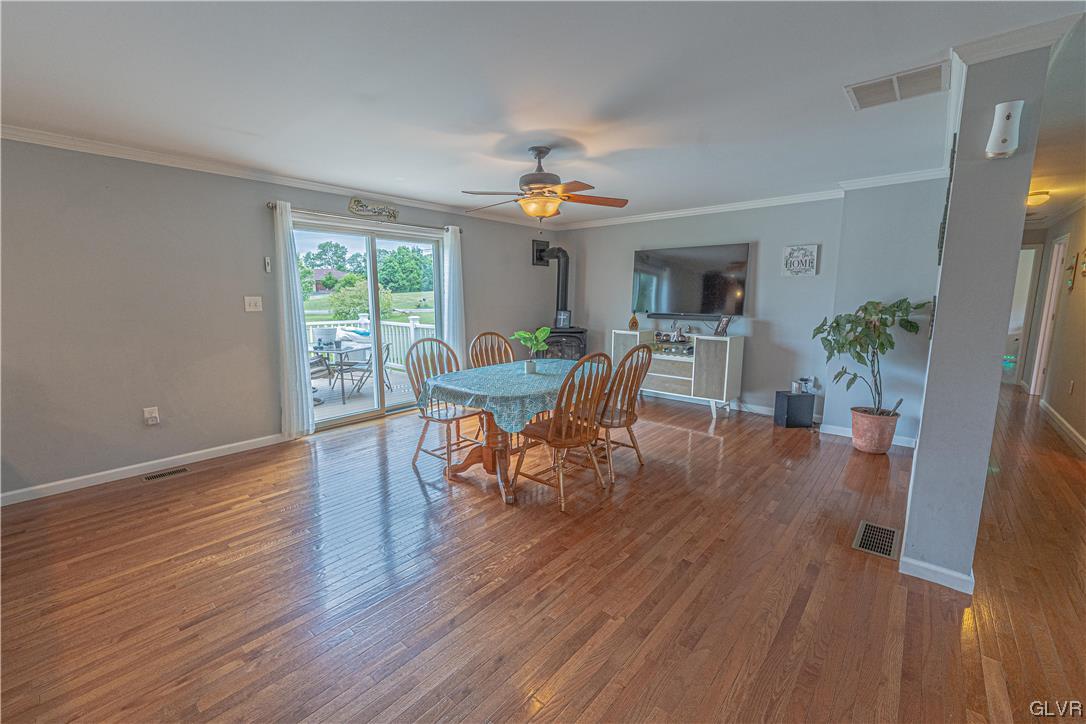 897 North Summit Road Bath, PA 18014 - Photo 6 of 35 a view of a dining room with furniture window and wooden floor