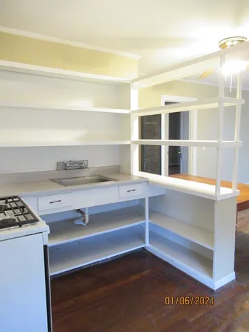 a close view of closet