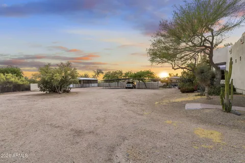 a view of a house with a outdoor space