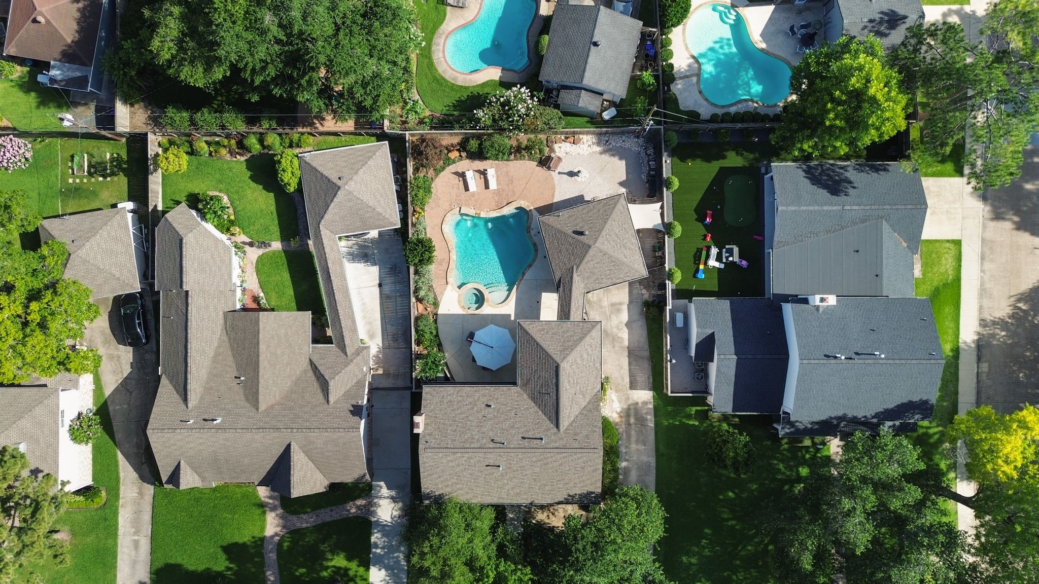 14219 Apple Tree Road Houston, TX 77079 - Photo 30 of 33 Arial Shot of the property.