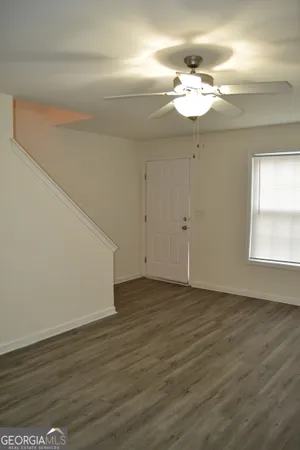 wooden floor in an empty room