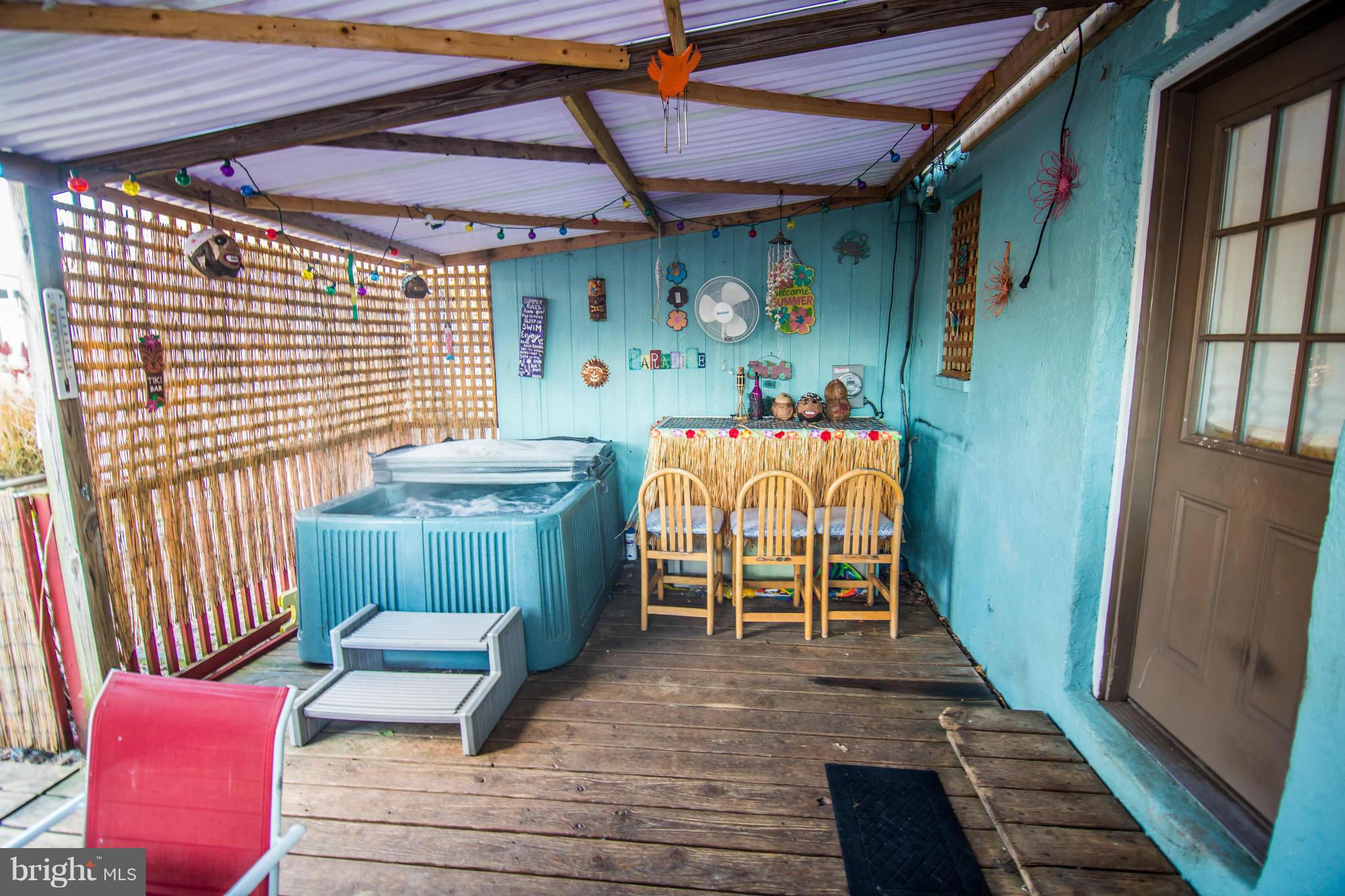 4708 Raspe Avenue Baltimore, MD 21206 - Photo 19 of 23 Private, covered deck w/ hot tub
