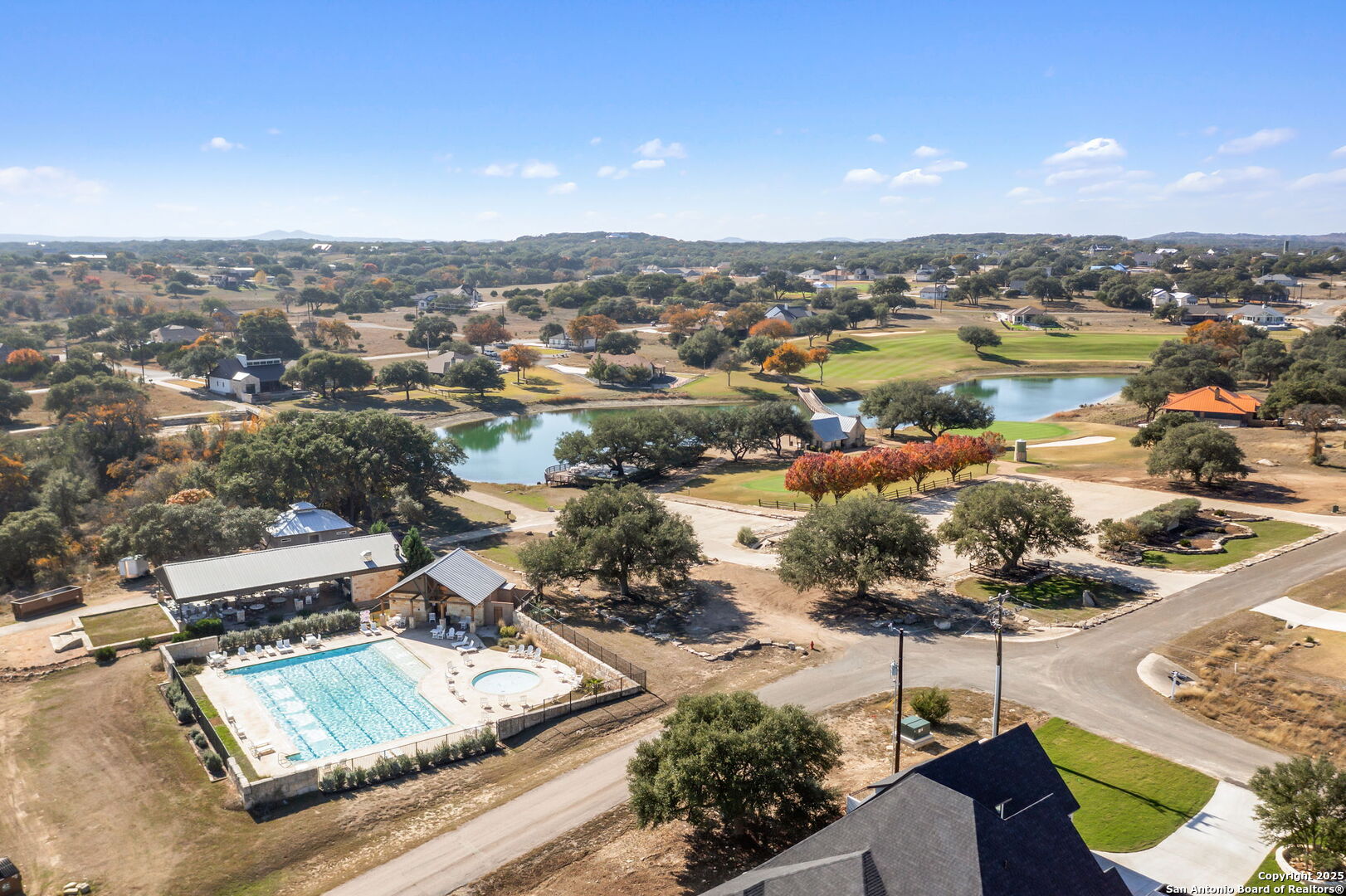 231 Peter Kleid Loop Blanco, TX 78606 - Photo 19 of 26 an aerial view of residential houses with outdoor space