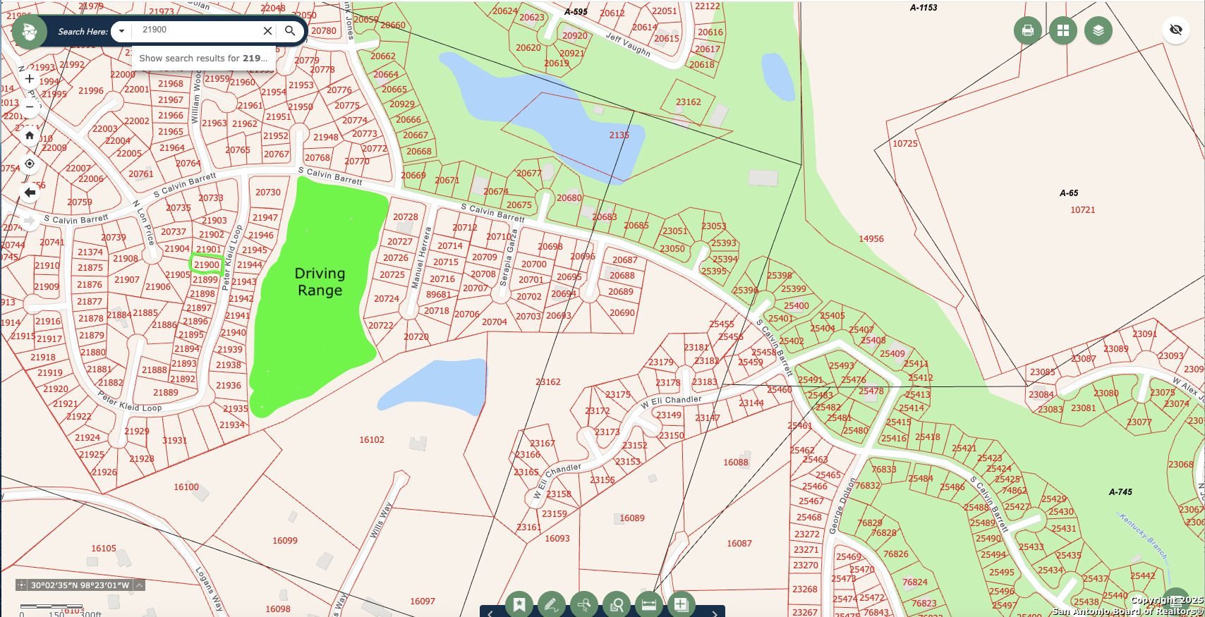 231 Peter Kleid Loop Blanco, TX 78606 - Photo 25 of 26 a view of a swimming pool with a yard