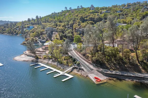 a view of an outdoor space with a lake view