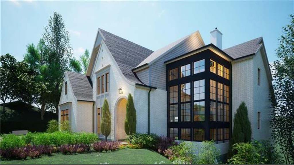 492 Emily Reed Lane Atlanta, GA 30342 - Photo 2 of 3 a front view of a house with a yard