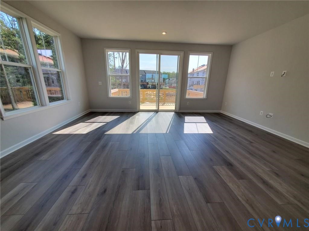 8833 Foxway Ridge Lane Glen Allen, VA 23060 - Photo 6 of 27 a view of an empty room with a window and wooden floor