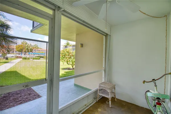 a view of a room with window