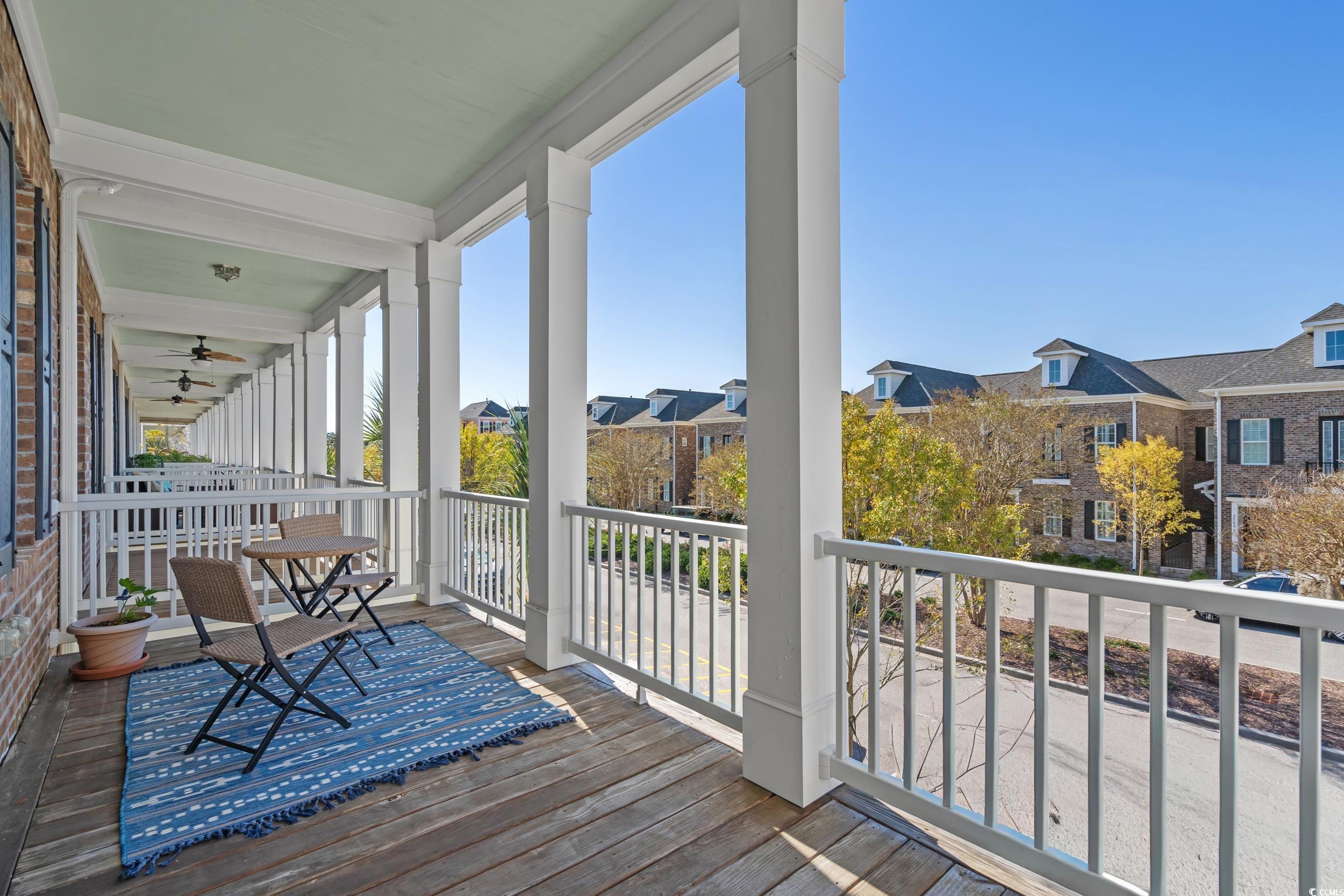 2794E Howard Avenue, Unit A Myrtle Beach, SC 29577 - Photo 23 of 40 Porch featuring a residential view
