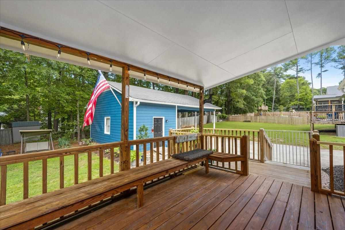 3118 Dixon Road Durham, NC 27707 - Photo 17 of 19 Rear Deck