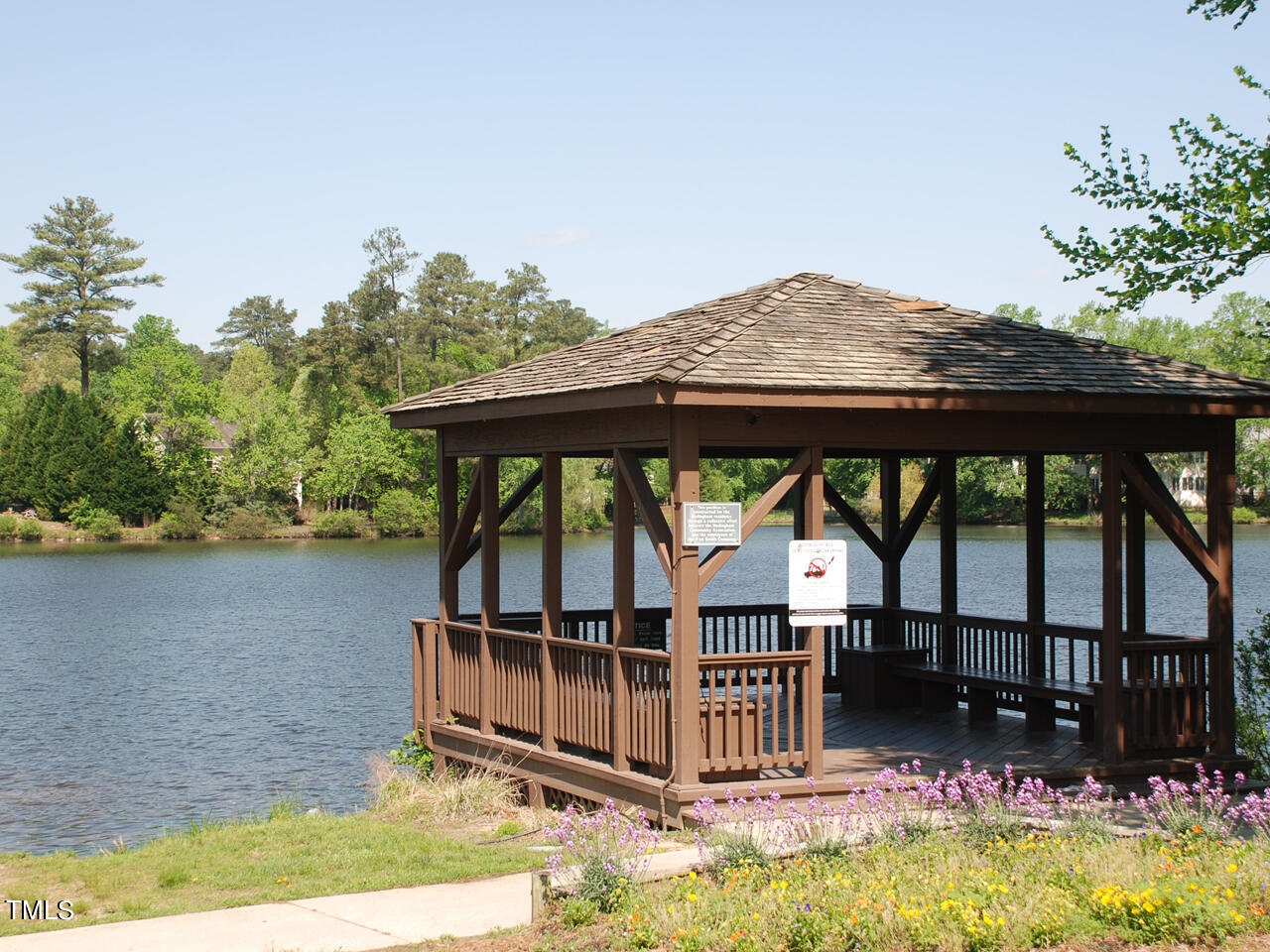 4960 Royal Adelaide Way Raleigh, NC 27604 - Photo 51 of 52 Hedingham Gazebo and Lake