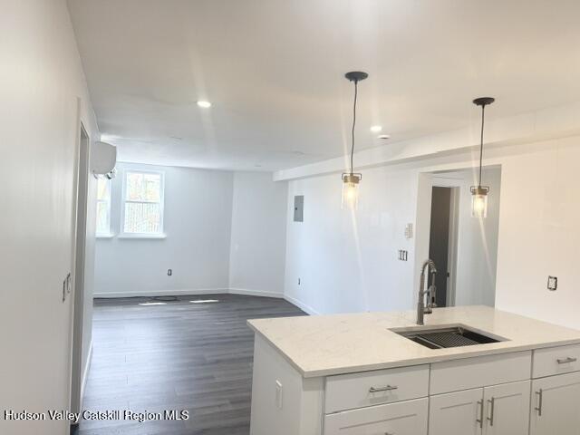 473 Main Street, Unit 1 Catskill, NY 12414 - Photo 2 of 8 a view of a kitchen cabinets a counter top space and a sink