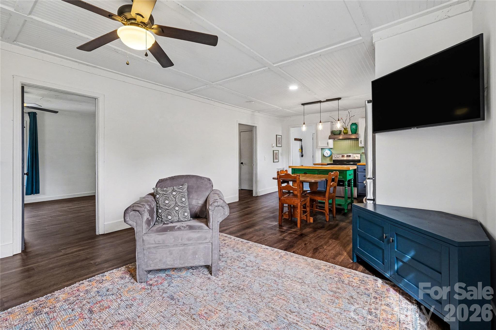 1175 Old Salisbury-Concord Road Concord, NC 28025 - Photo 20 of 31 a living room with furniture and a flat screen tv