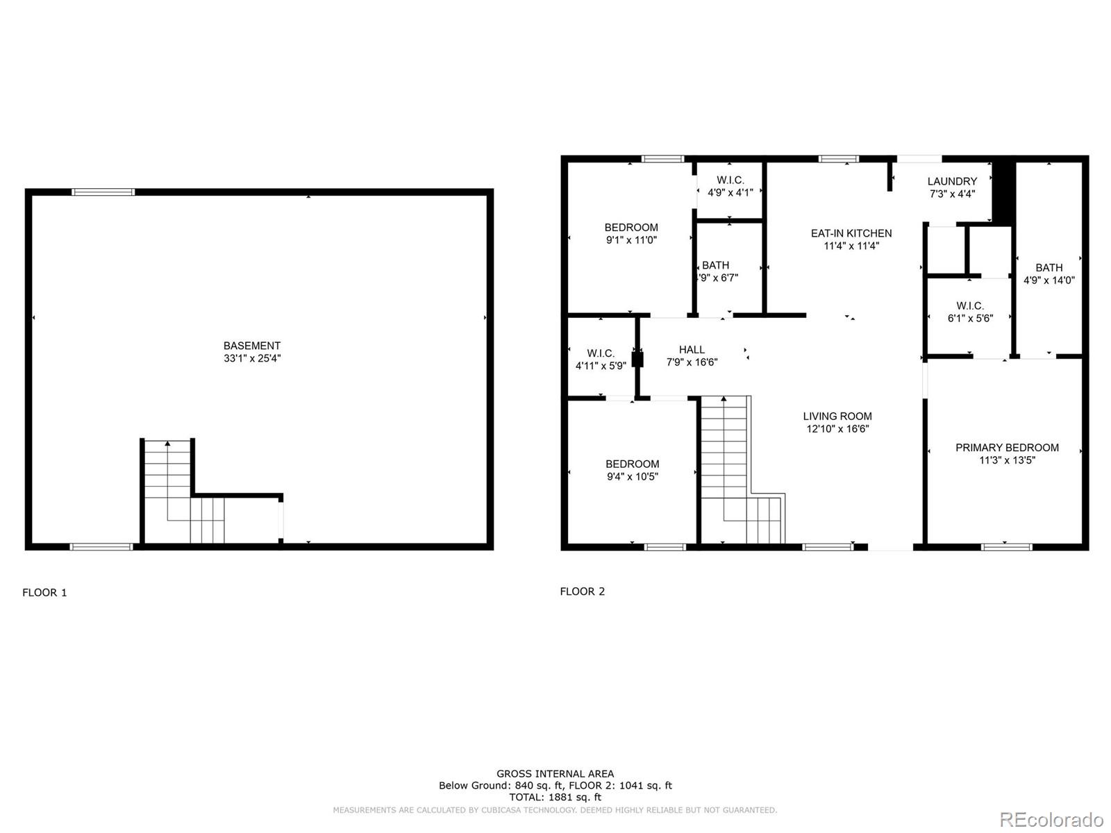 574 4th Street Bennett, CO 80102 - Photo 24 of 24 a picture of a floor plan