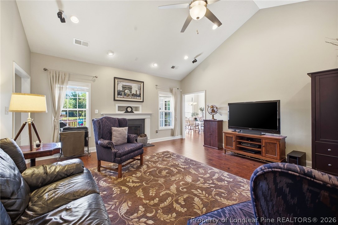 2589 June Johnson Road Raeford, NC 28376 - Photo 5 of 49 a living room with furniture and a flat screen tv