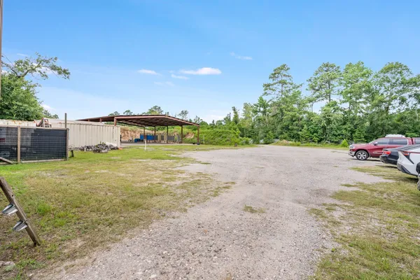 a view of an outdoor space with a lake view