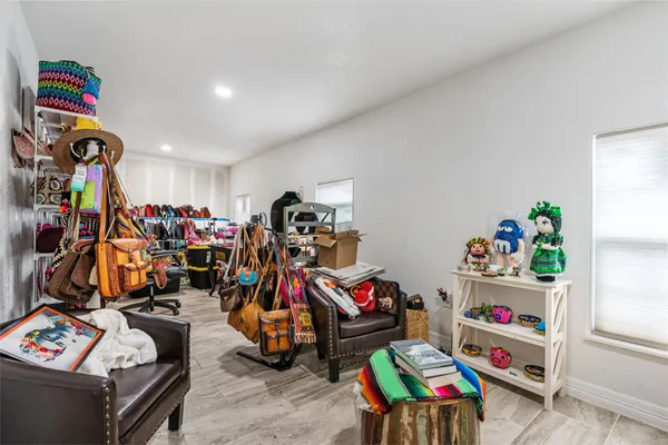 a view of storage and utility room