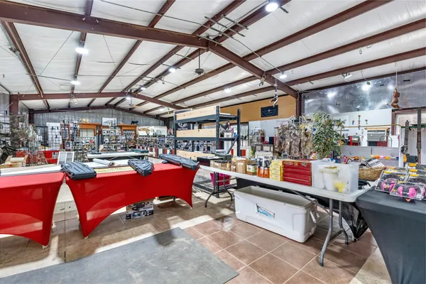 a view of a storage room with storage and utility