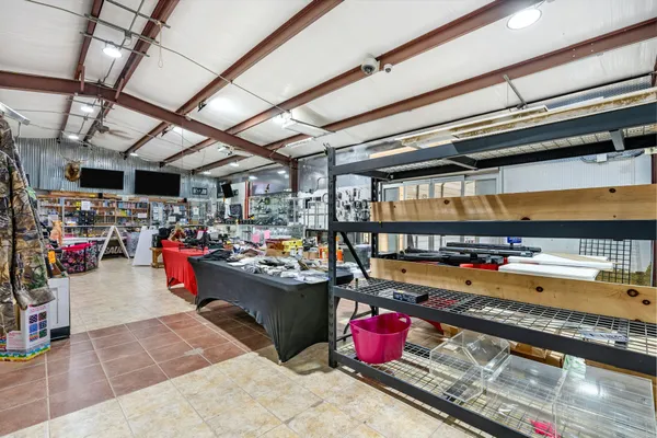 a view of a playground with basketball court