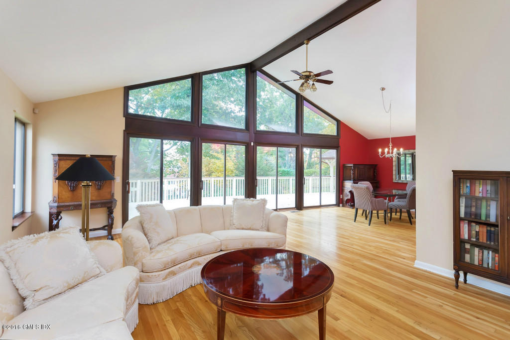 12 Ledge Brook Road Stamford, CT 06903 - Photo 4 of 34 a living room with furniture and a large window
