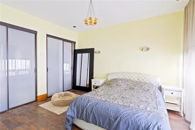 a bathroom with a shower and a toilet