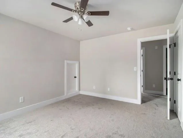 a view of an empty room