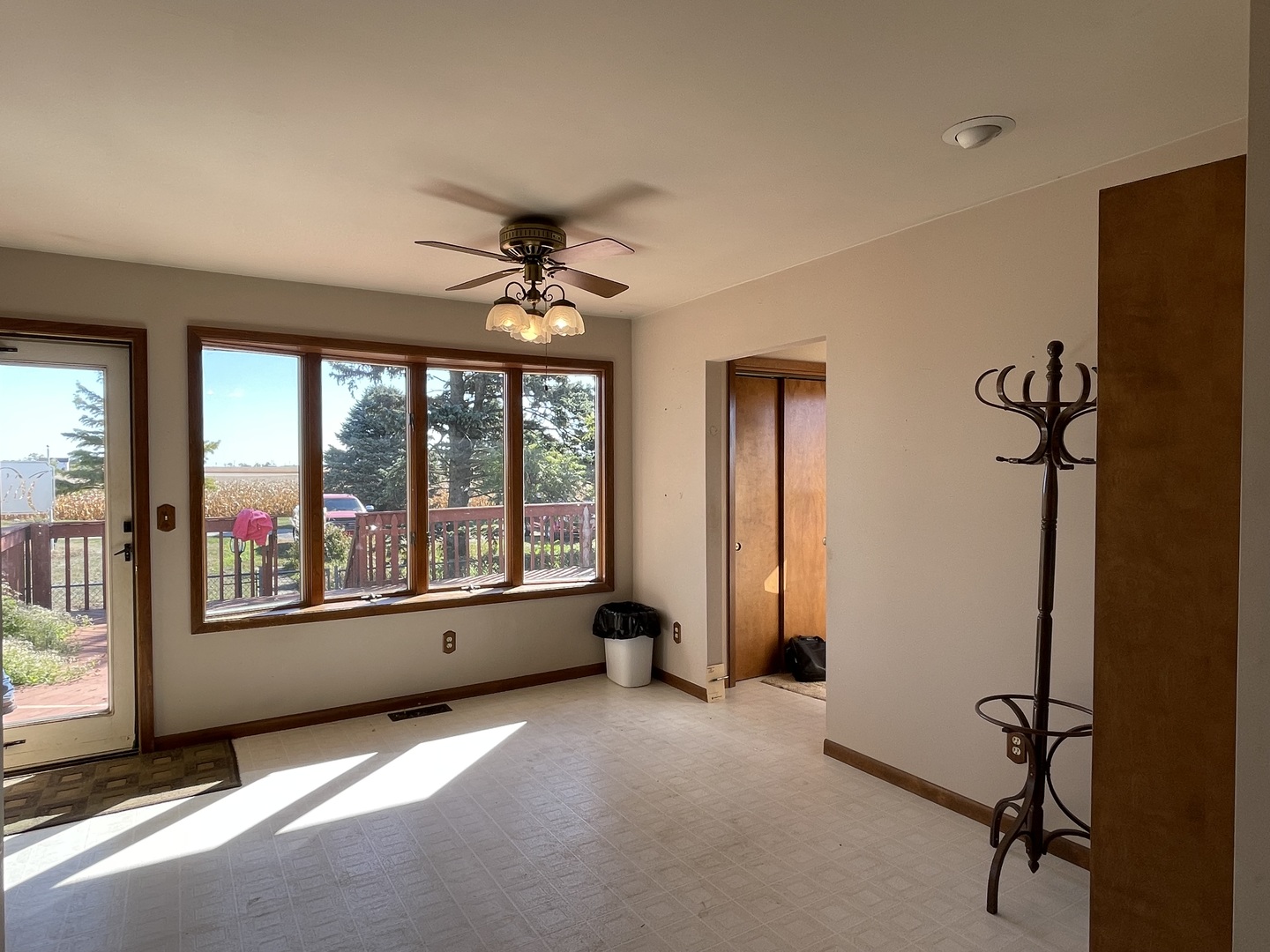 16580 West 5000S Road Buckingham, IL 60917 - Photo 8 of 35 a view of an empty room with a window and a livingroom