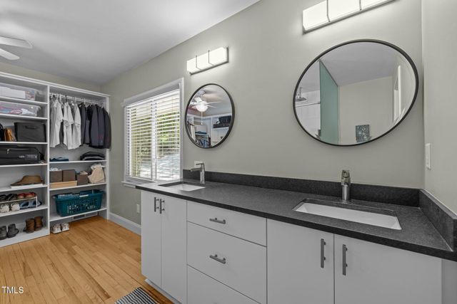 a bedroom with a bed and a closet