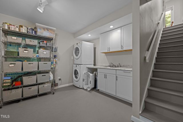 a view of storage and utility room