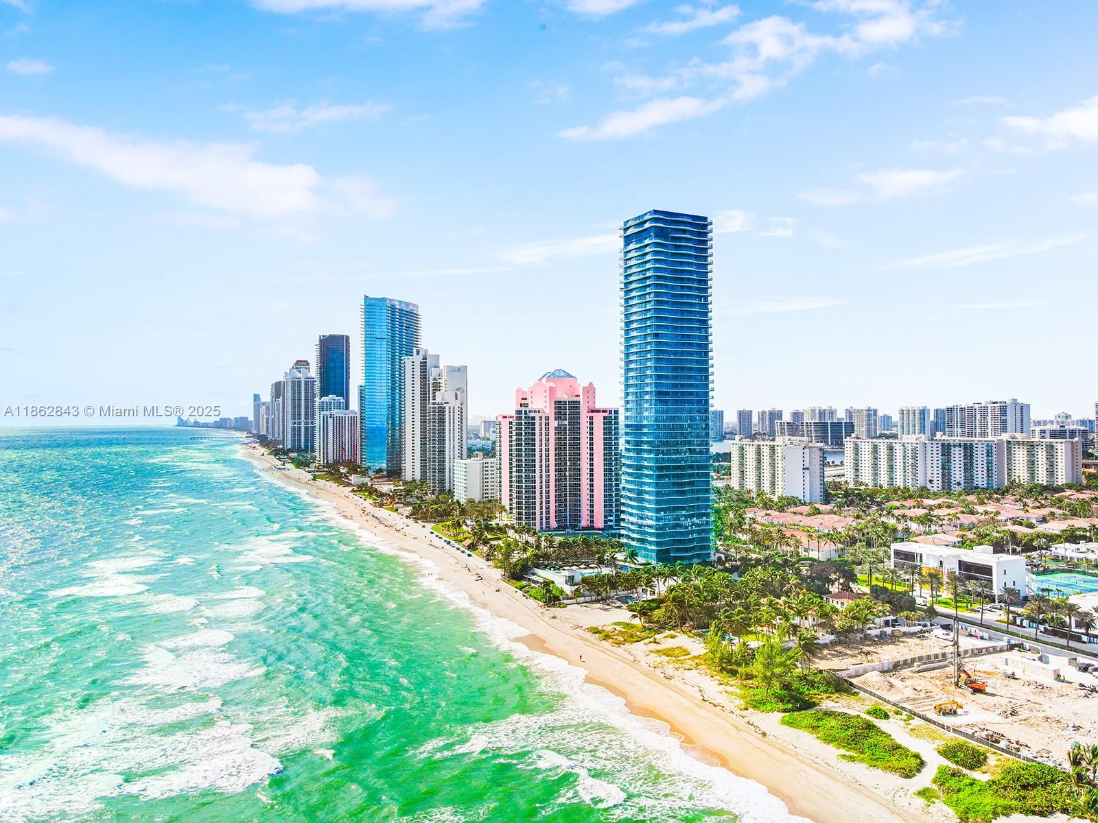 19575 Collins Avenue, Unit 9 Sunny Isles Beach, FL 33160 - Photo 84 of 91 a view of a city with tall buildings