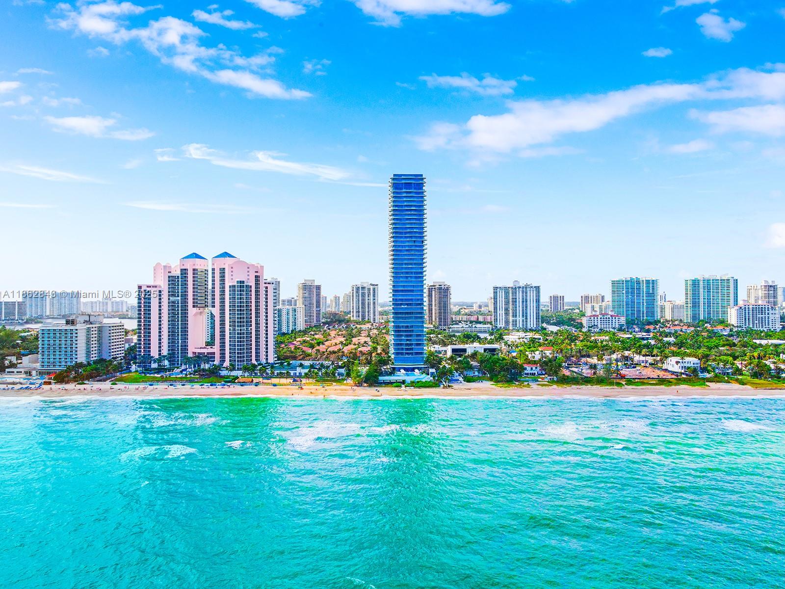19575 Collins Avenue, Unit 9 Sunny Isles Beach, FL 33160 - Photo 91 of 91 a view of a city with tall buildings in the background