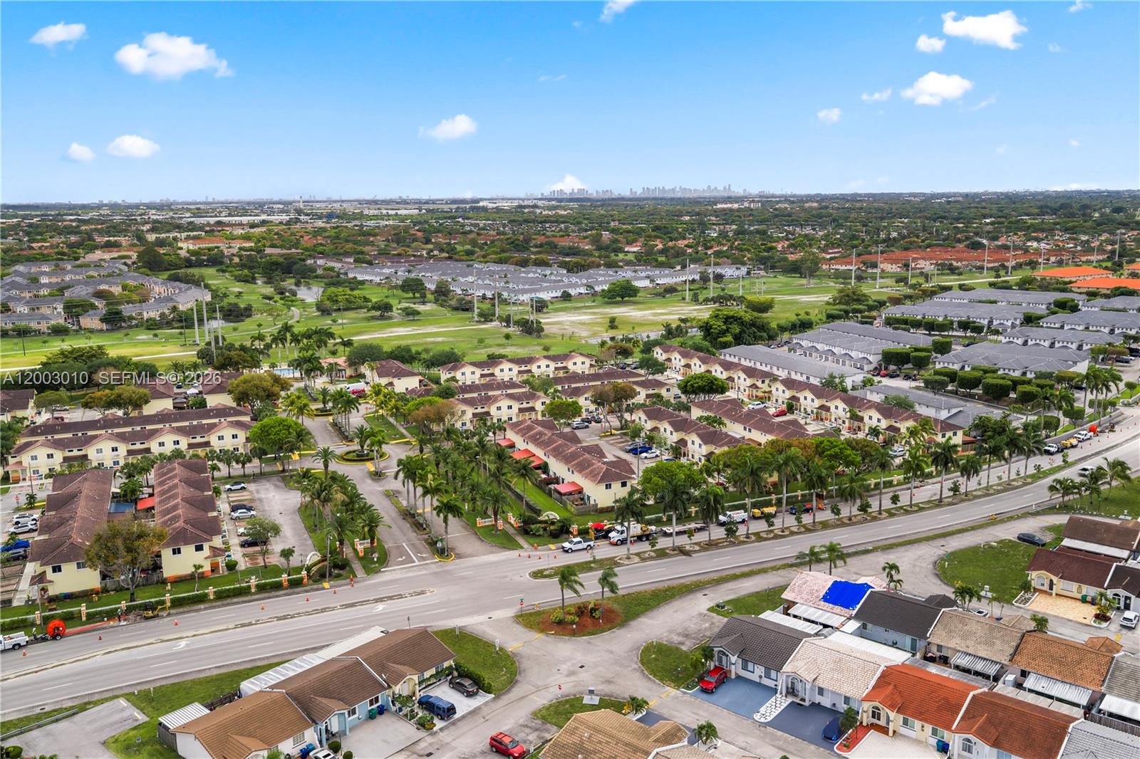 7452 Northwest 178th Street Hialeah, FL 33015 - Photo 25 of 28 an aerial view of residential houses with outdoor space