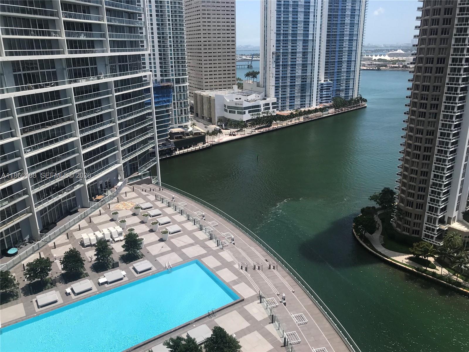 495 Brickell Avenue, Unit 3504 Miami, FL 33131 - Photo 14 of 43 a view of a balcony