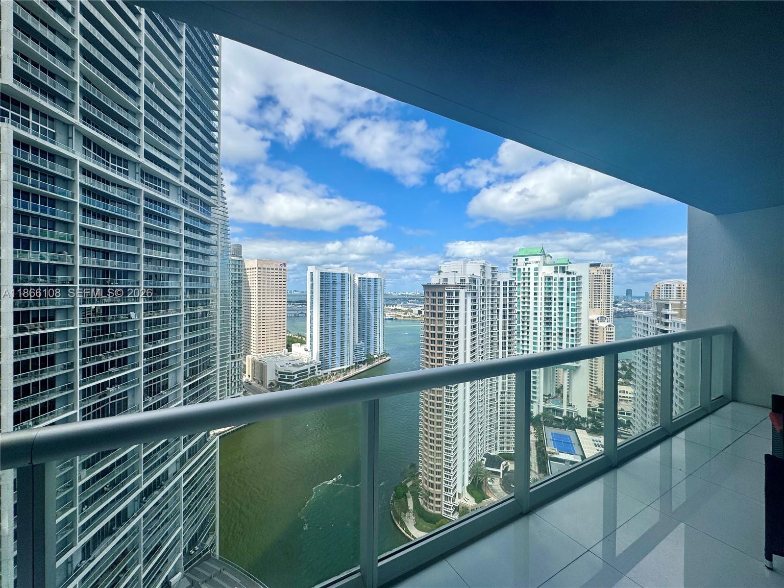 495 Brickell Avenue, Unit 3504 Miami, FL 33131 - Photo 37 of 43 a view of a balcony with city view