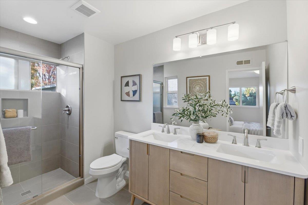 1542 Canna Court Mountain View, CA 94043 - Photo 16 of 34 a bathroom with a toilet sink and shower