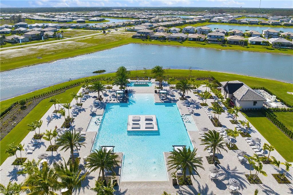 20549 Napa Loop Estero, FL 33928 - Photo 48 of 50 an aerial view of ocean and residential houses with outdoor space