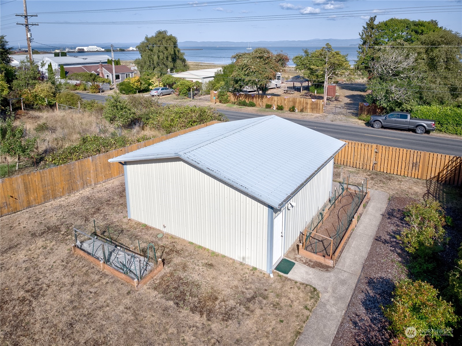 26507 Sandridge Road Nahcotta, WA 98640 - Photo 12 of 40 a view of a backyard with plants