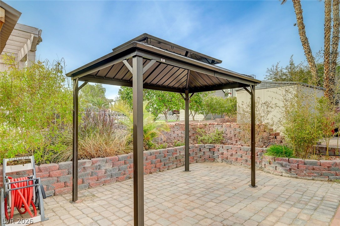 866 Sparrow Way Boulder City, NV 89005 - Photo 14 of 25 View of patio / terrace with a gazebo