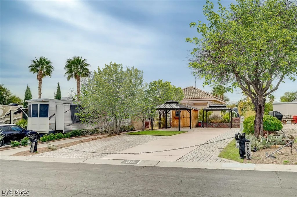 866 Sparrow Way Boulder City, NV 89005 - Photo 2 of 25 View of front of property with a gazebo
