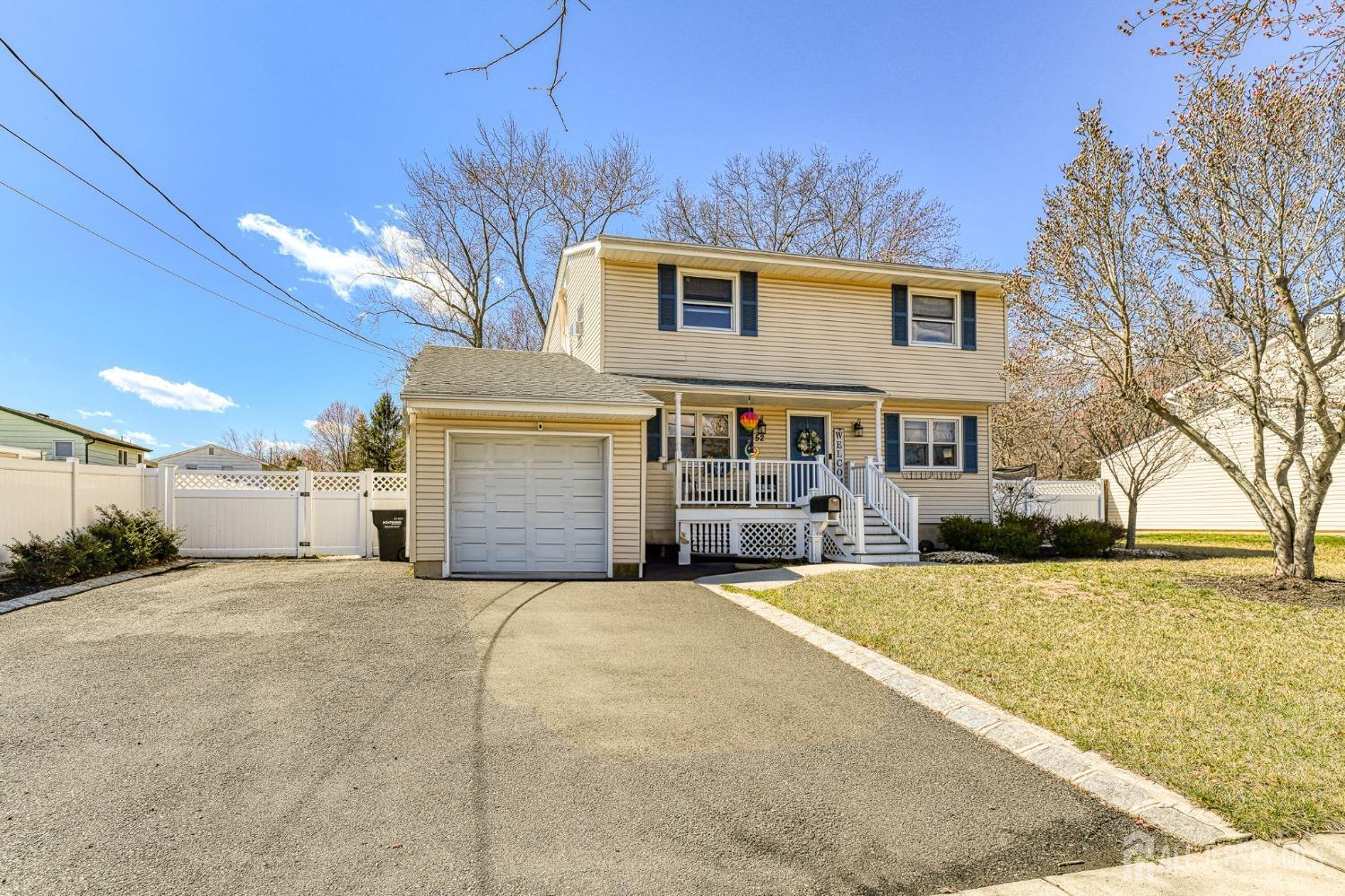 a view of a house with a patio