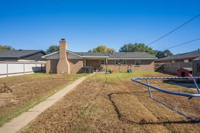 a view of a house with a patio